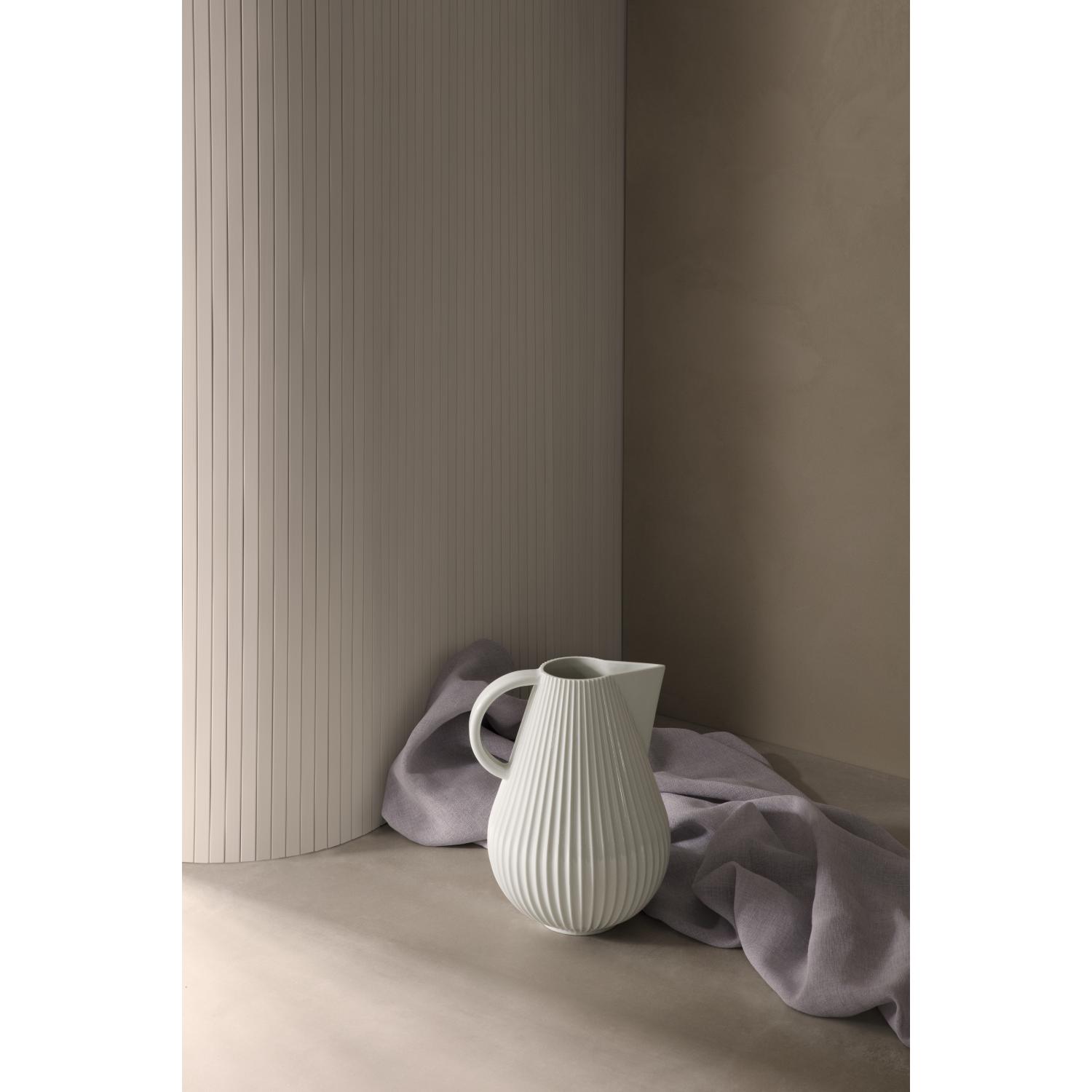 [product_category]-Lyngby Porcelæn Tura Jug Vase H27,5 White Porcelain-Lyngby Porcelæn-5711507014609-201460-LYN-3