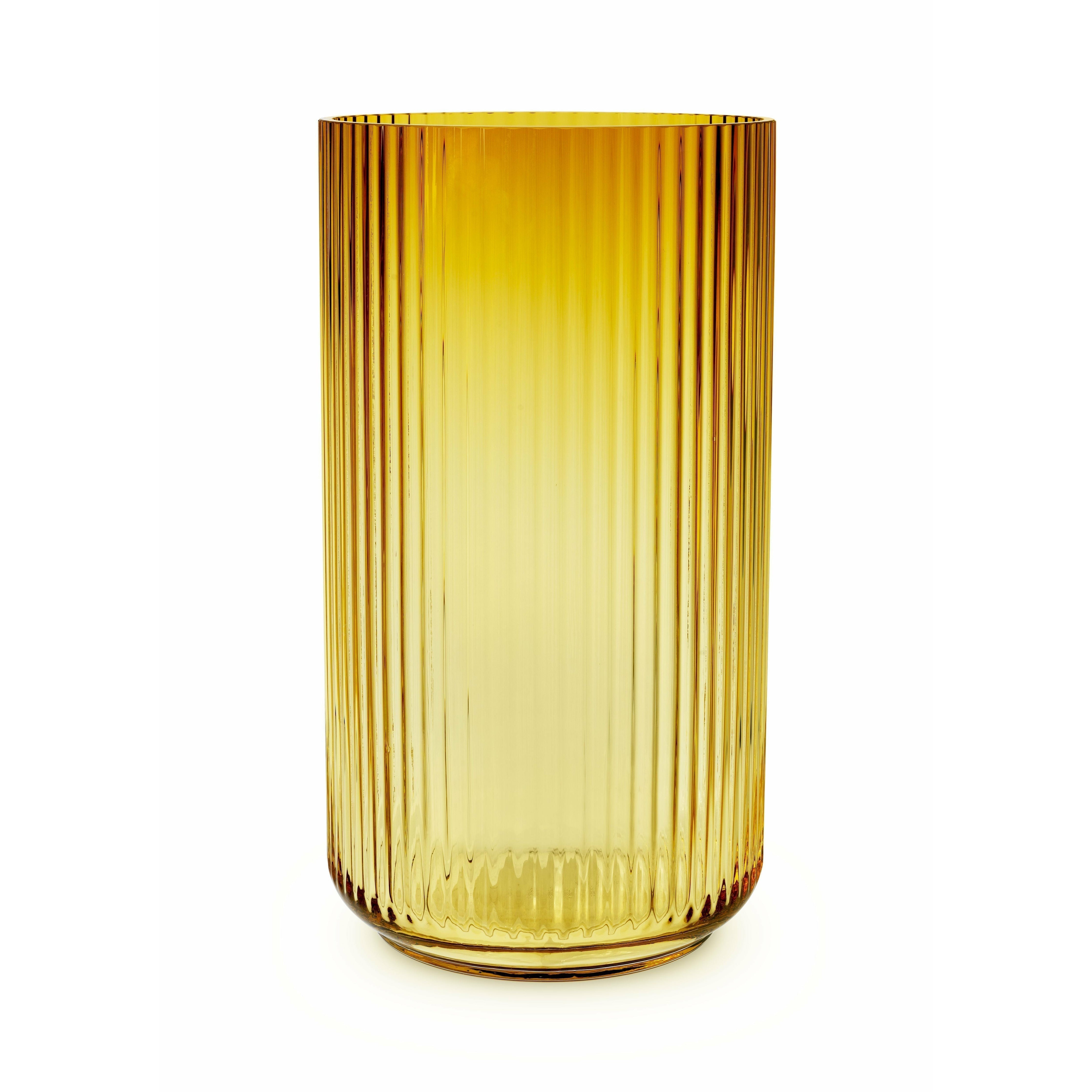 [product_category]-Lyngby Porcelæn Vase Blown Glass 38 Cm, Amber-Lyngby Porcelæn-5711507005652-200565-LYN-1