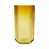 Lyngby Porcelæn Vase Blown Glass 38 Cm, Amber