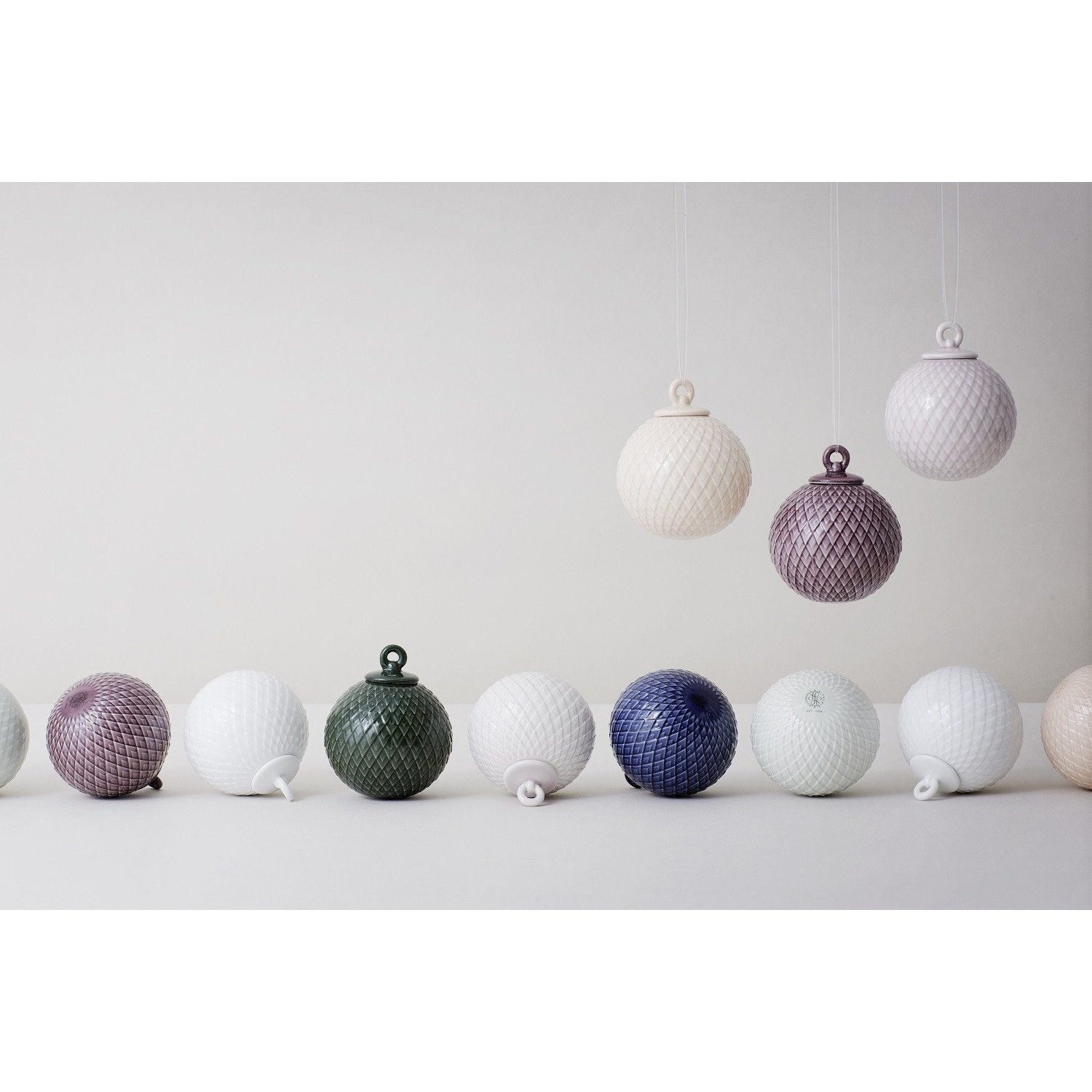Lyngby Rhombe Christmas Ball, Nude