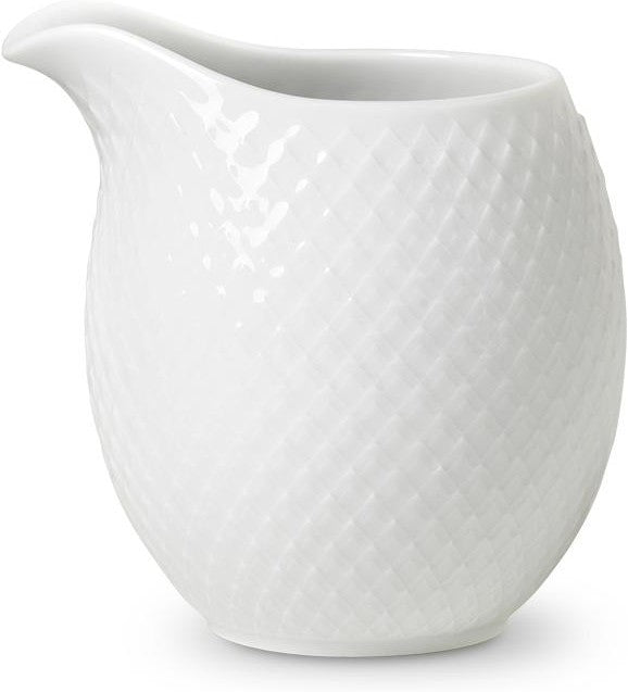 [product_category]-Lyngby Rhombe Milk Jug White, 39cl-Lyngby Porcelæn-5711507012339-201233-LYN-1