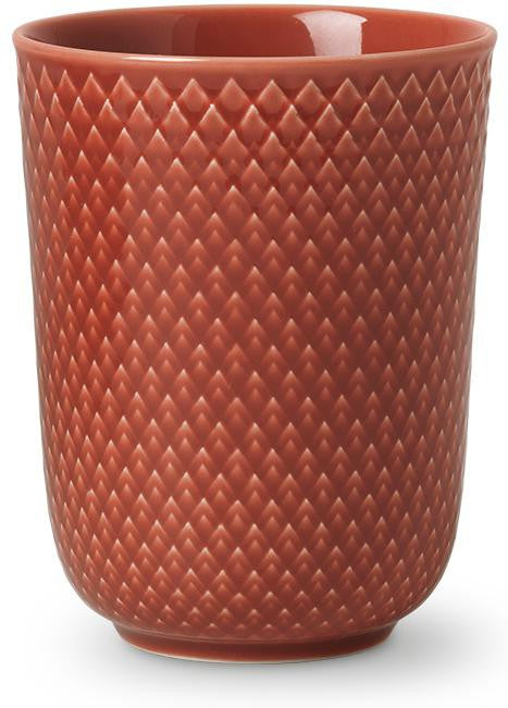 [product_category]-Lyngby Rhombe Mug Terracotta, 33cl-Lyngby Porcelæn-5711507019635-201963-LYN-1