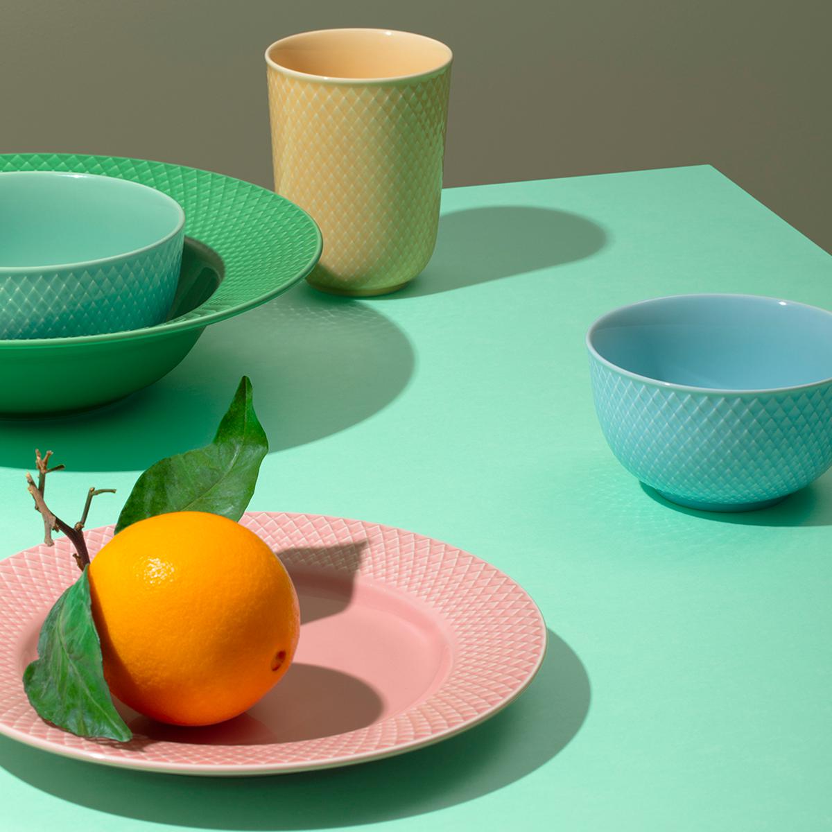 [product_category]-Lyngby Rhombe Plate Deep Green, 24,5cm-Lyngby Porcelæn-5711507019406-201940-LYN-3