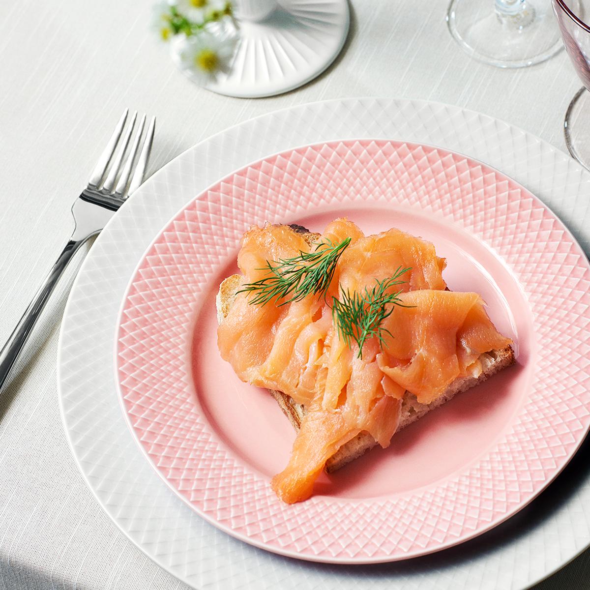 [product_category]-Lyngby Rhombe Plate Pink, 21cm-Lyngby Porcelæn-5711507019307-201930-LYN-3
