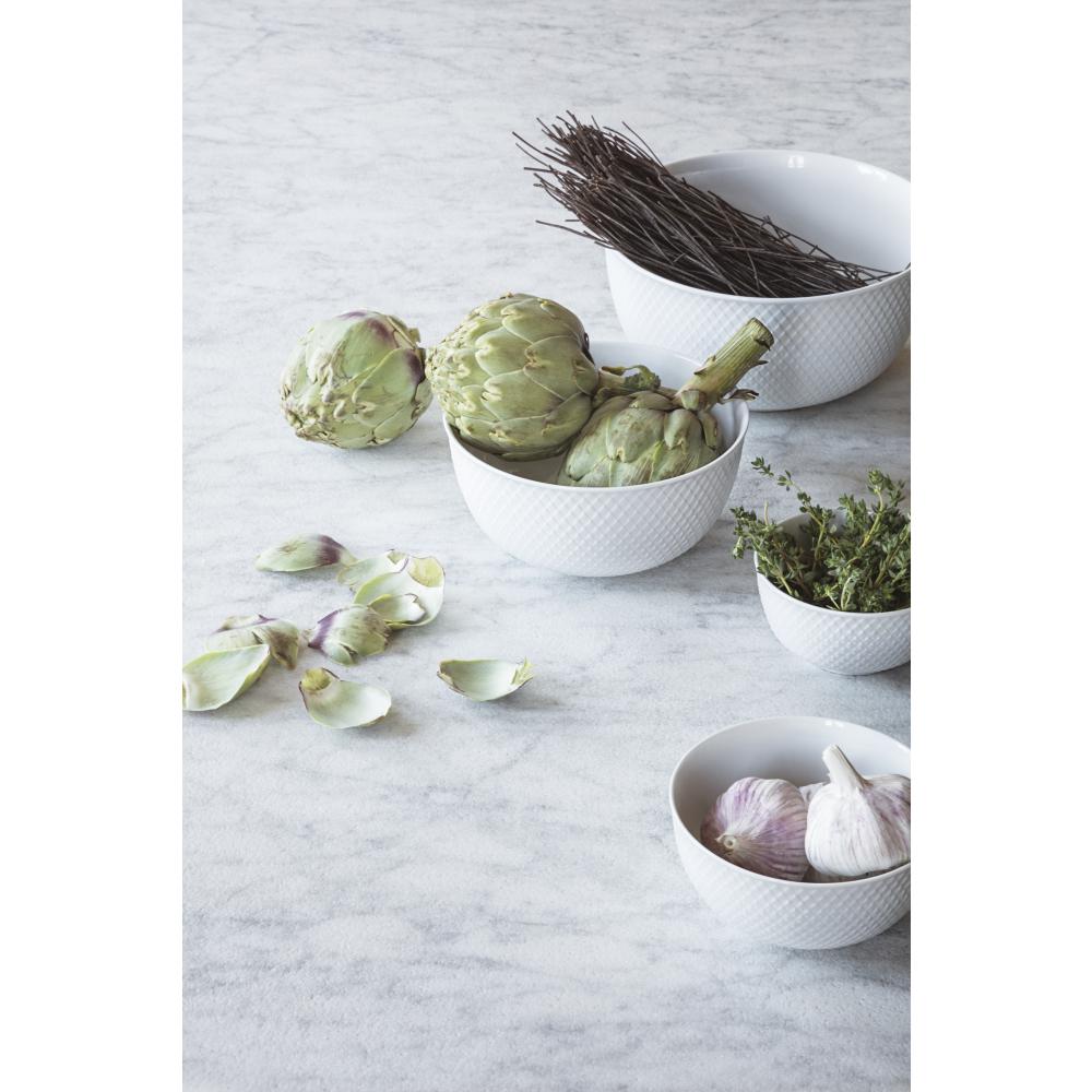 [product_category]-Lyngby Rhombe Serving Bowl White, 17,5 Cm-Lyngby Porcelæn-5711507012087-201208-LYN-3