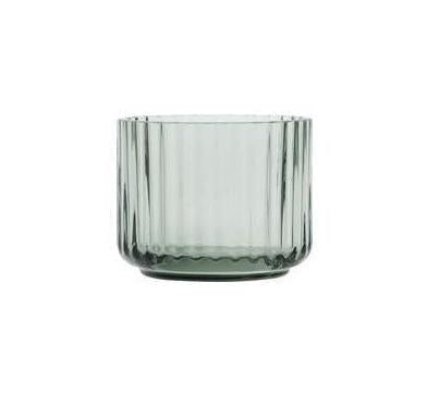 [product_category]-Lyngby Tealight Holder Copenhagen Green Glass, Small-Lyngby Porcelæn-5711507260099-201282-LYN-1