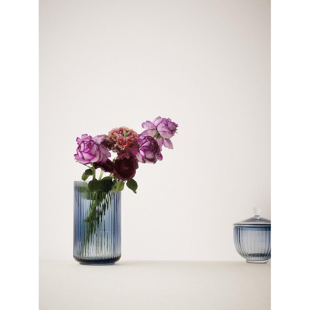 [product_category]-Lyngby Vase Blue Glass, 20 Cm-Lyngby Porcelæn-5711507222028-201121-LYN-2