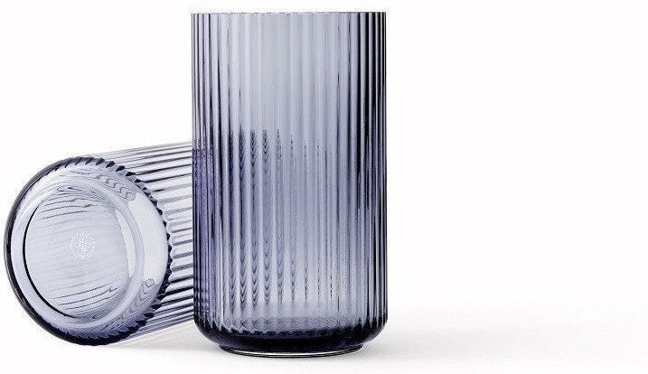 [product_category]-Lyngby Vase Blue Glass, 25 Cm-Lyngby Porcelæn-5711507222011-201123-LYN-1