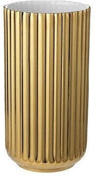 [product_category]-Lyngby Vase Glossy Gold, 20 Cm-Lyngby Porcelæn-5711507225012-200597-LYN-1