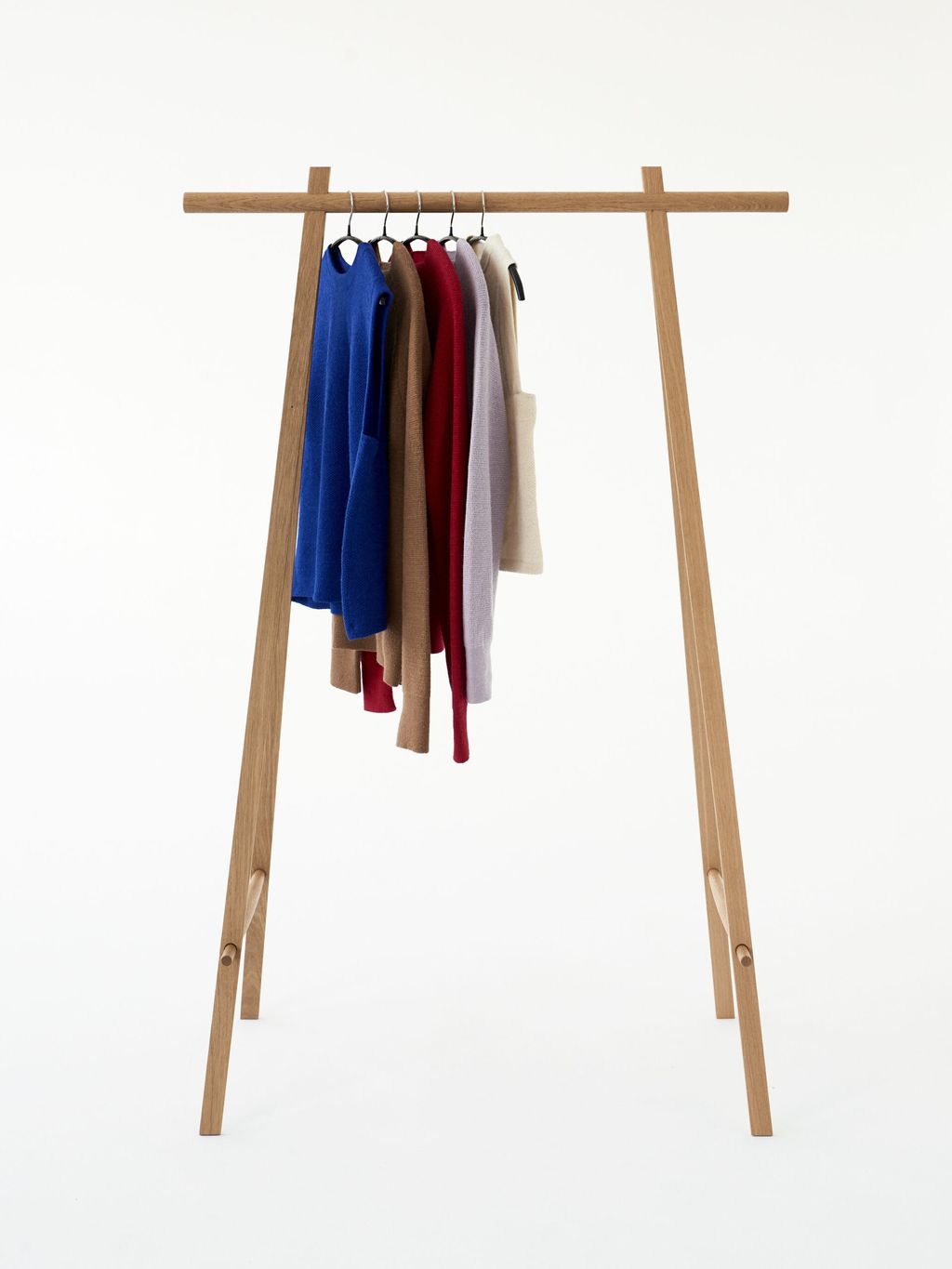 [product_category]-Made By Hand Coat Stand 100, Oak/Brass-Made by Hand-5710780700025-CSO100-MAD-5