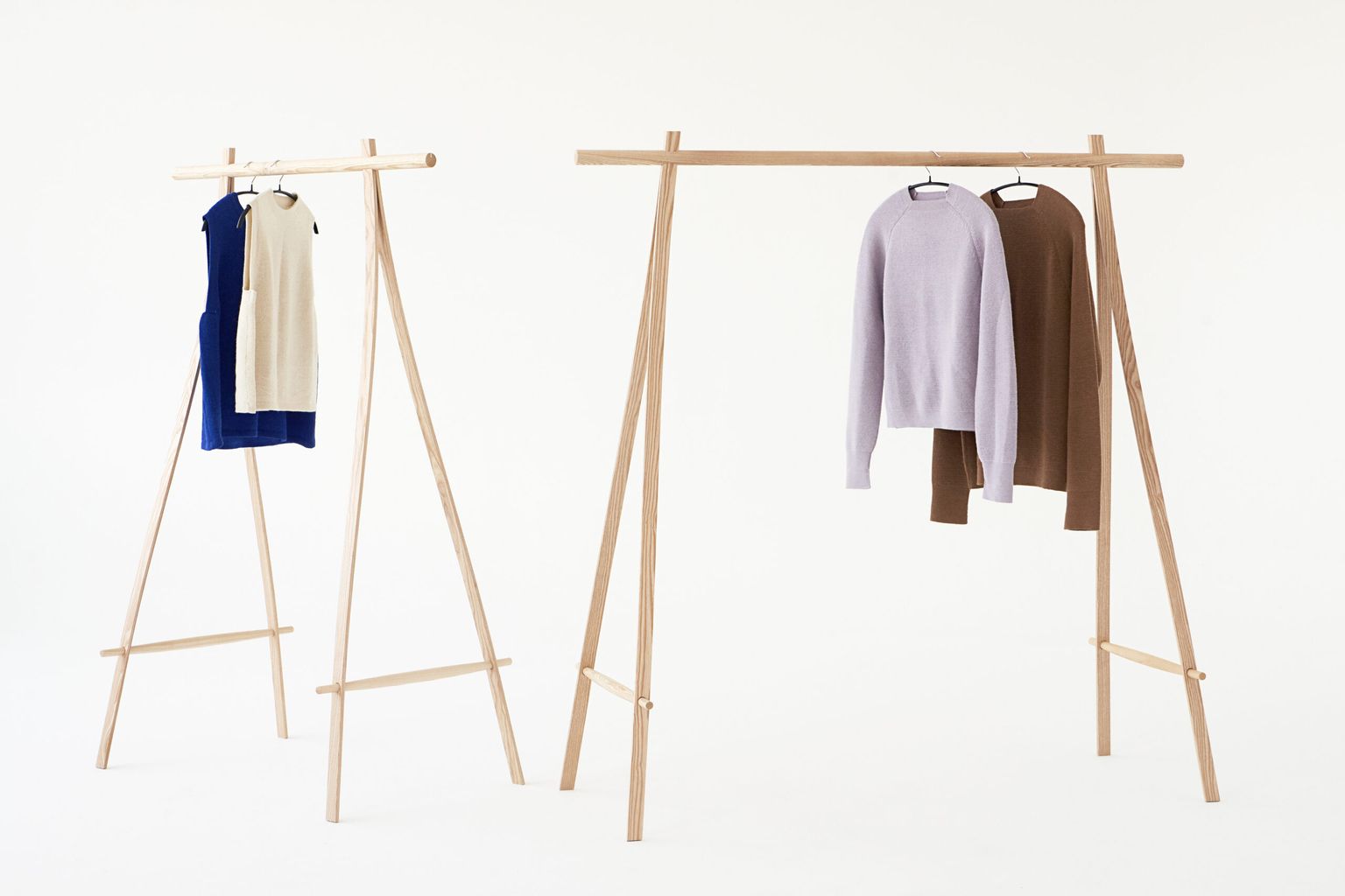 [product_category]-Made By Hand Coat Stand 150, Oak/Brass-Made by Hand-5710780700049-CSO150-MAD-2