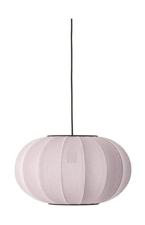 [product_category]-Made By Hand Knit Wit 45 Oval Pendant Lamp, Light Pink-Made by Hand-5710780452030-KWO45 PI-MAD-1