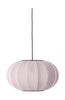 Vyrobeno ručně pletenou vtip 45 oválný přívěsková lampa, světle růžová