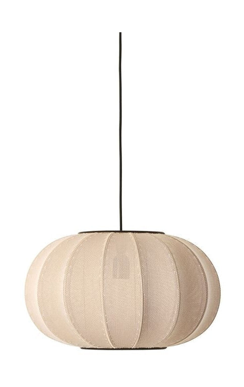 [product_category]-Made By Hand Knit Wit 45 Oval Pendant Lamp, Sand Stone-Made by Hand-5710780452078-KWO45 SS-MAD-1