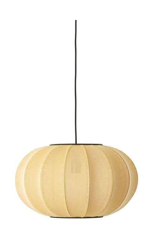 [product_category]-Made By Hand Knit Wit 45 Oval Pendant Lamp, Sunrise-Made by Hand-5710780452054-KWO45 SU-MAD-1