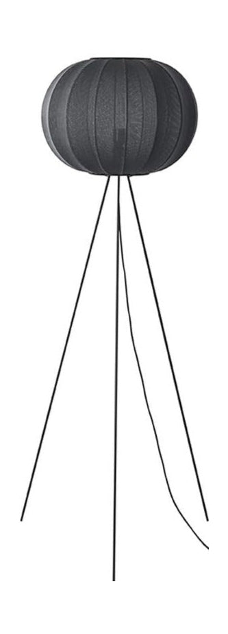 [product_category]-Made By Hand Knit Wit 45 Round Floor Lamp High, Black-Made by Hand-5710780453105-KW45 BL FHI-MAD-1