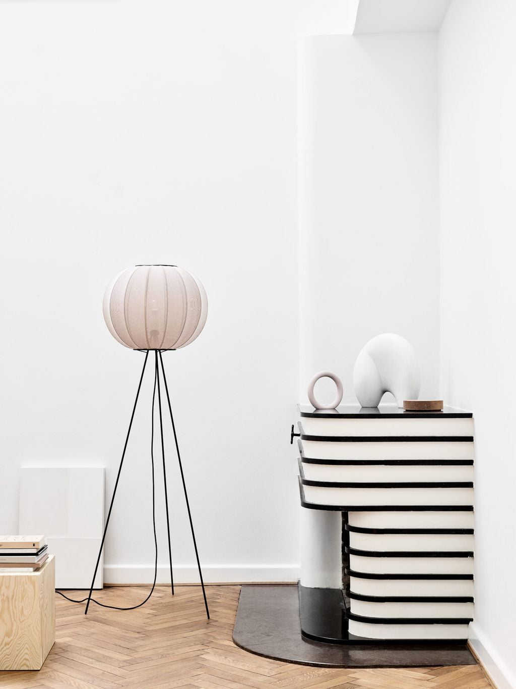 [product_category]-Made By Hand Knit Wit 45 Round Floor Lamp High, Pearl White-Made by Hand-5710780453082-KW45 PW FHI-MAD-2