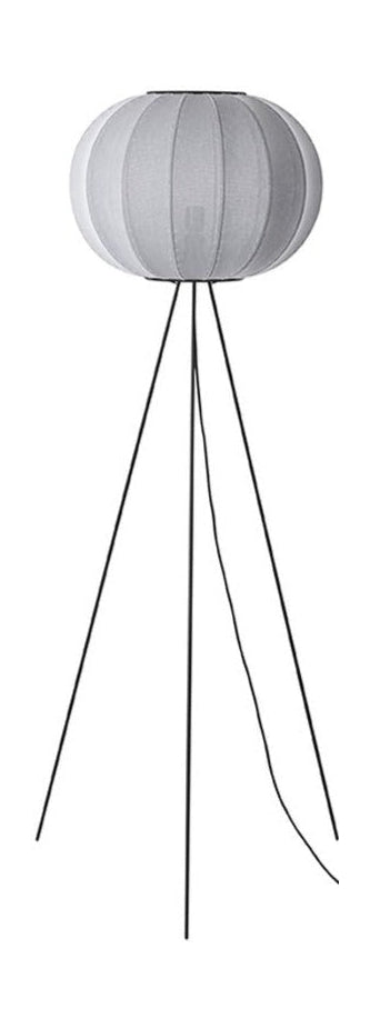 [product_category]-Made By Hand Knit Wit 45 Round Floor Lamp High, Silver-Made by Hand-5710780453013-KW45 SI FHI-MAD-1