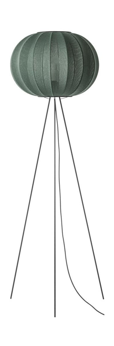 [product_category]-Made By Hand Knit Wit 45 Round Floor Lamp High, Tweed Green-Made by Hand-5710780453112-KW45 TG FHI-MAD-1