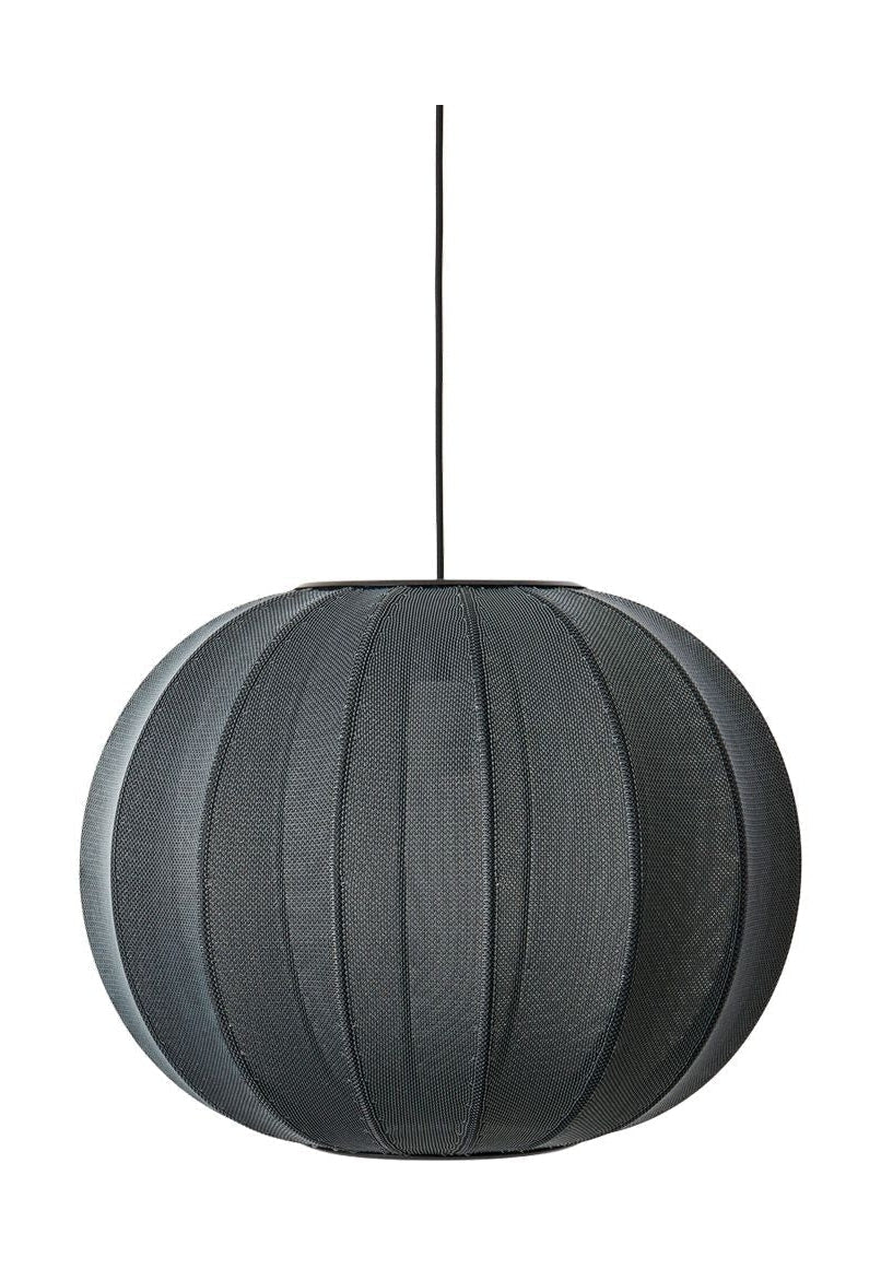 [product_category]-Made By Hand Knit Wit 45 Round Pendant Lamp, Black-Made by Hand-5710780450104-KW45 BL-MAD-1