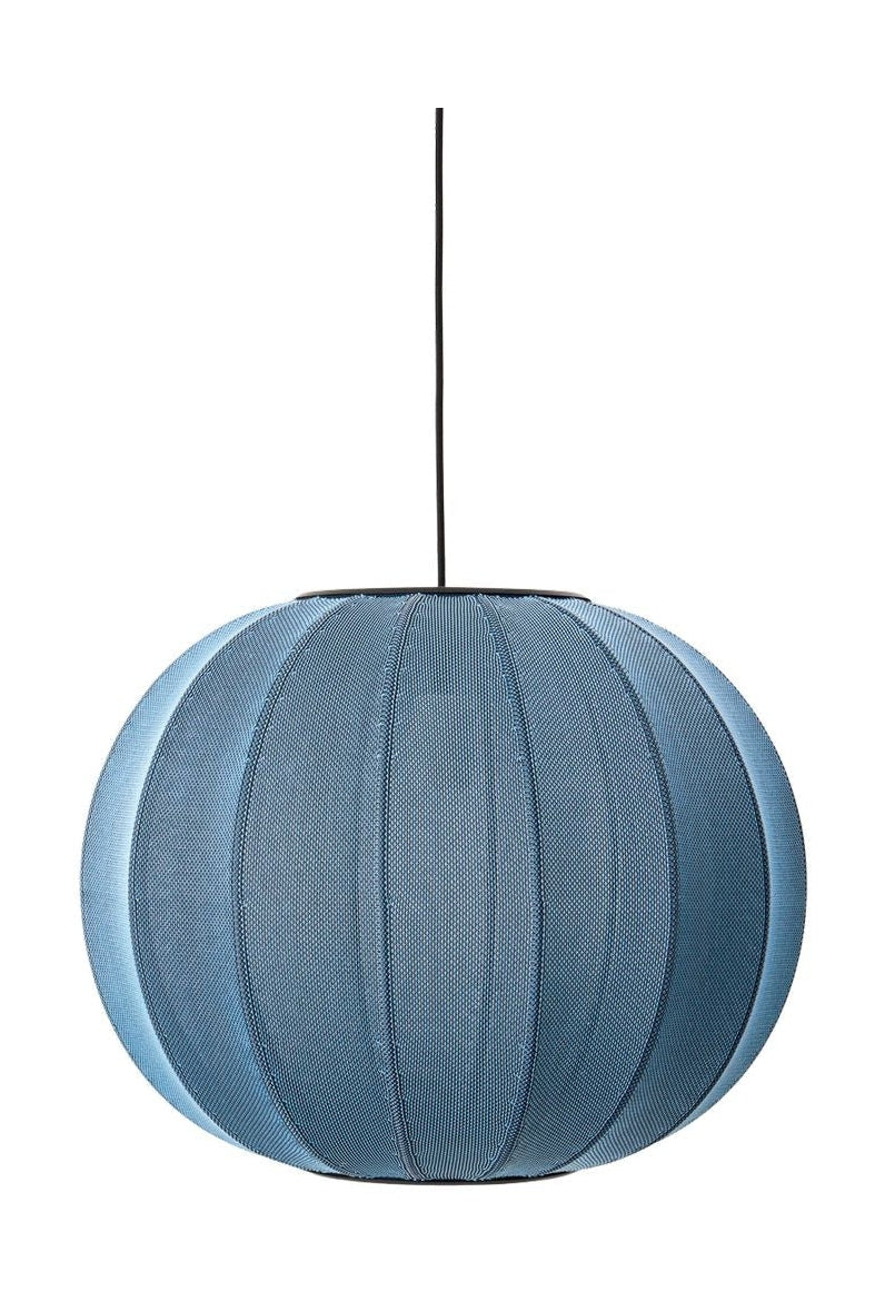 [product_category]-Made By Hand Knit Wit 45 Round Pendant Lamp, Blue Stone-Made by Hand-5710780450098-KW45 BS-MAD-1