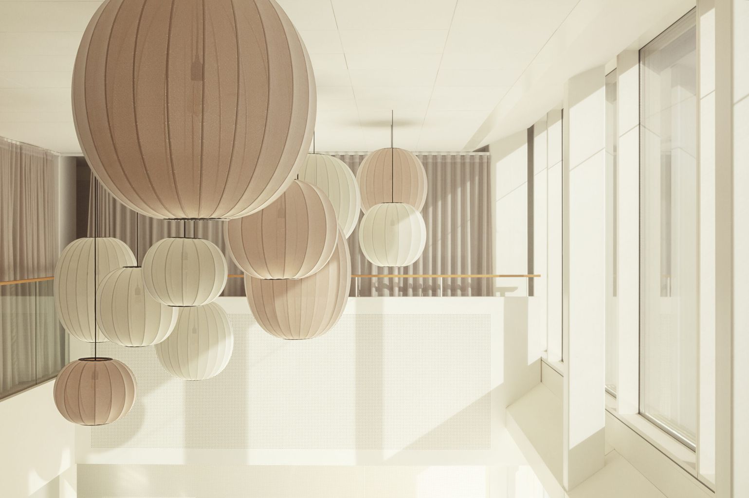 [product_category]-Made By Hand Knit Wit 45 Round Pendant Lamp, Pearl White-Made by Hand-5710780450081-KW45 PW-MAD-7