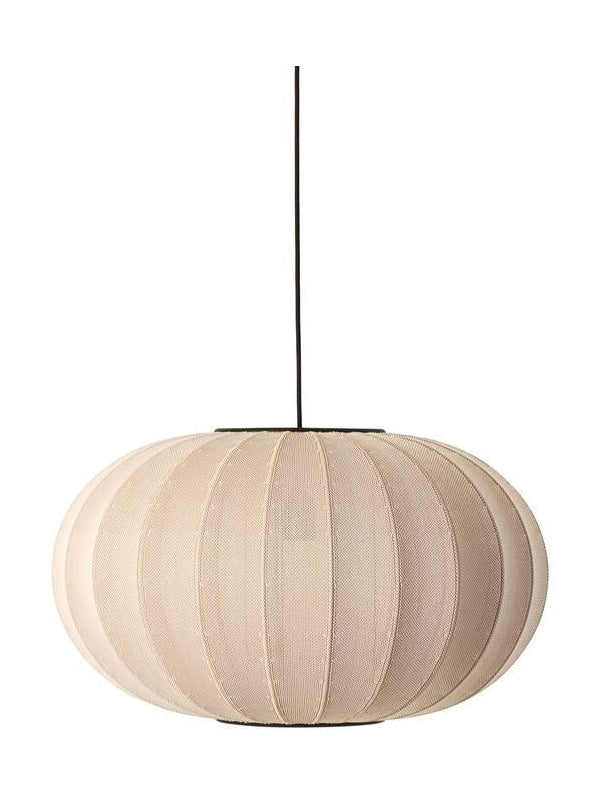 [product_category]-Made By Hand Knit Wit 57 Oval Pendant Lamp, Sand Stone-Made by Hand-5710780571076-KWO57 SS-MAD-1