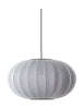 Vyrobeno ručně pletenou vtip 57 oválný přívěskový lampa, stříbro