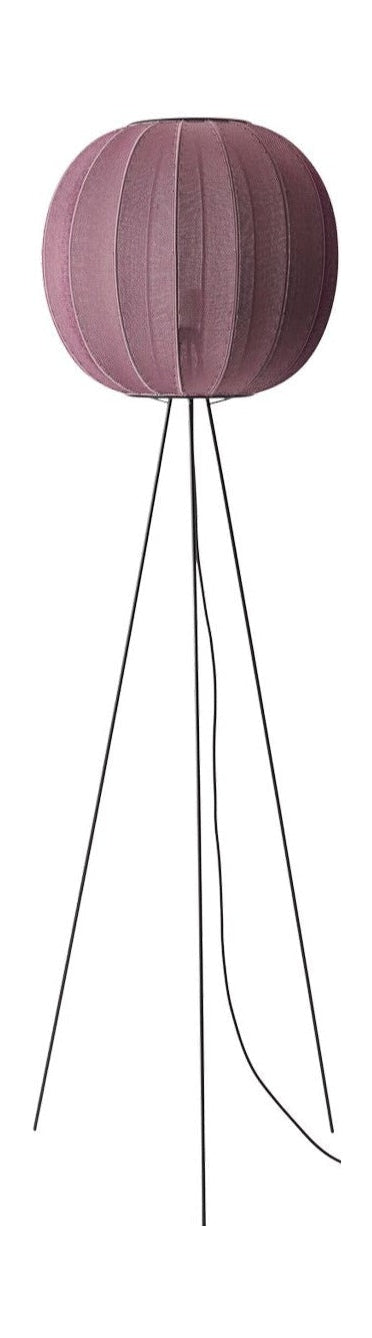 [product_category]-Made By Hand Knit Wit 60 Round Floor Lamp High, Burgundy-Made by Hand-5710780603029-KW60 BU FHI-MAD-1