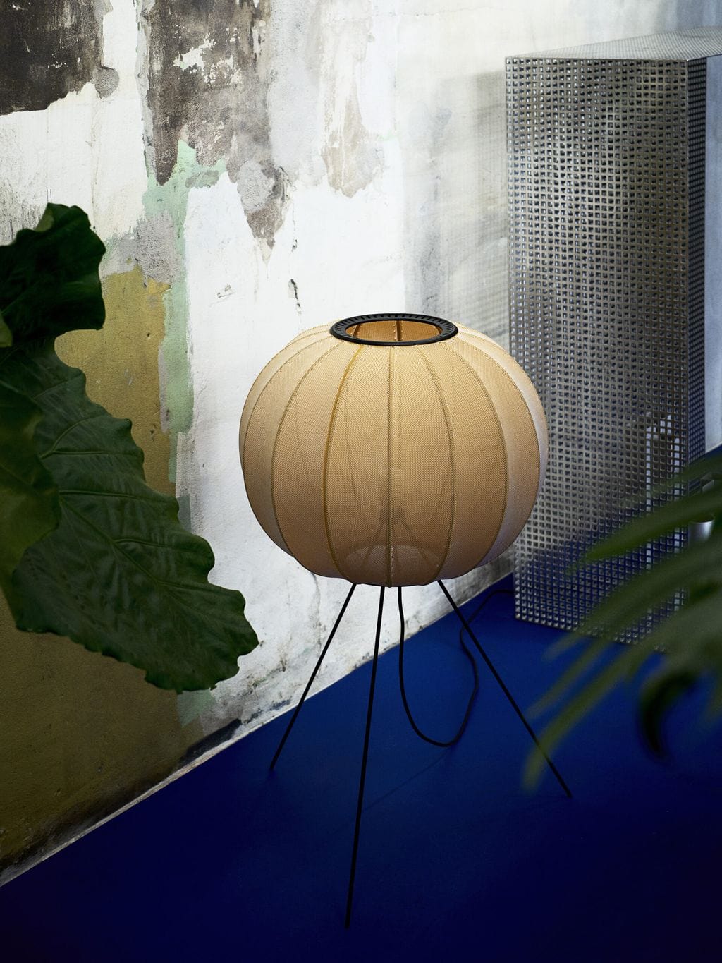 [product_category]-Made By Hand Knit Wit 60 Round Floor Lamp Medium, Pearl White-Made by Hand-5710780602084-KW60 PW FME-MAD-3