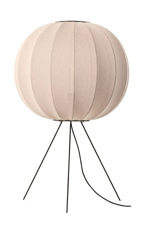 [product_category]-Made By Hand Knit Wit 60 Round Floor Lamp Medium, Sand Stone-Made by Hand-5710780602077-KW60 SS FME-MAD-4