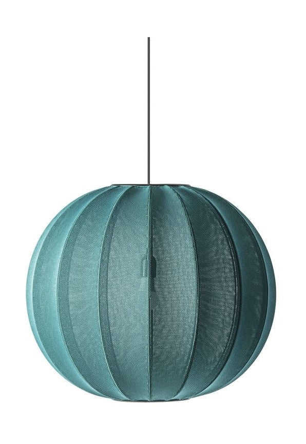[product_category]-Made By Hand Knit Wit 60 Round Pendant Light, Seaweed-Made by Hand-5710780600127-KW60 SG-MAD-1