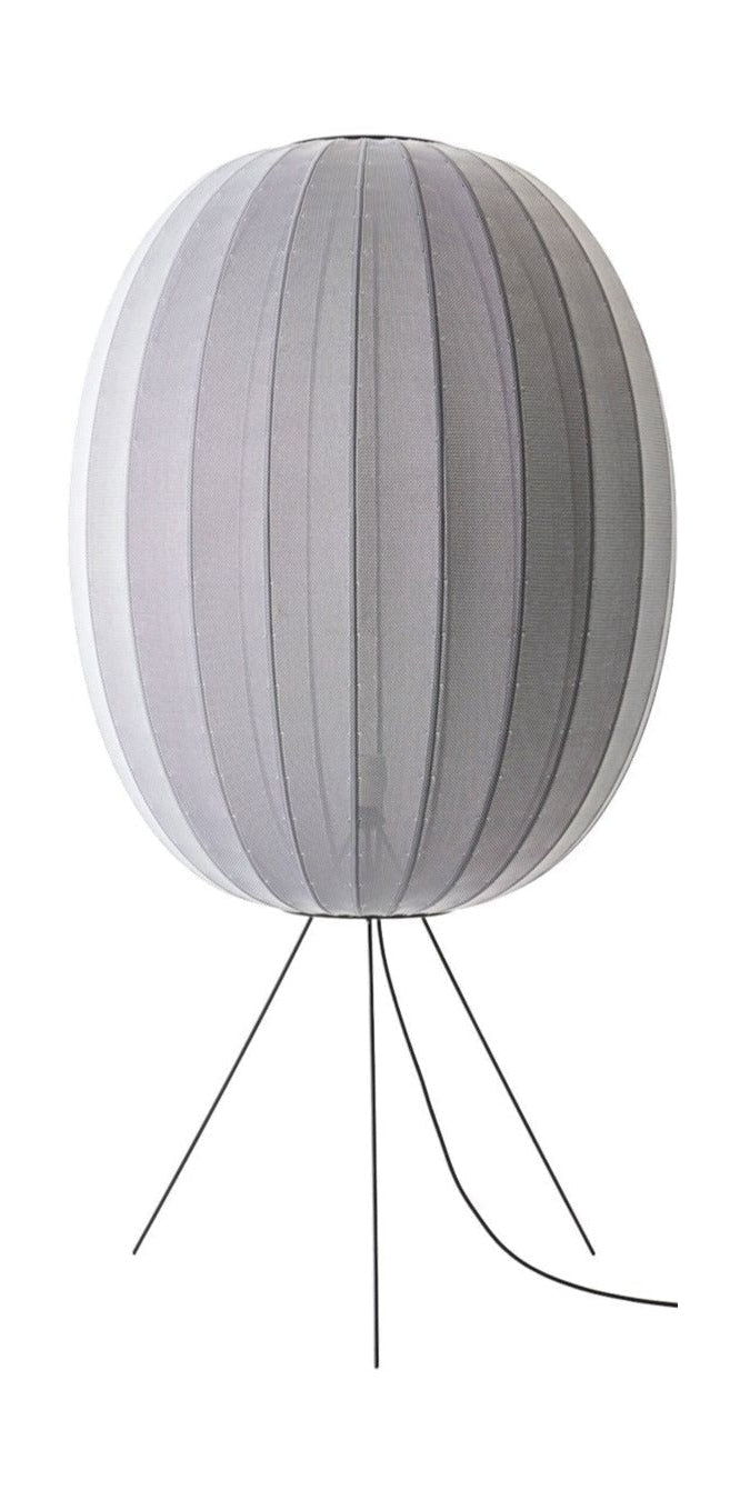 [product_category]-Made By Hand Knit Wit 65 High Oval Floor Lamp Medium,Silver-Made by Hand-5710780652010-KWH65 SI FME-MAD-1