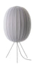 Vyrobeno ručně pletenou Wit 65 High Oval Floonal Lamp Medium stříbro