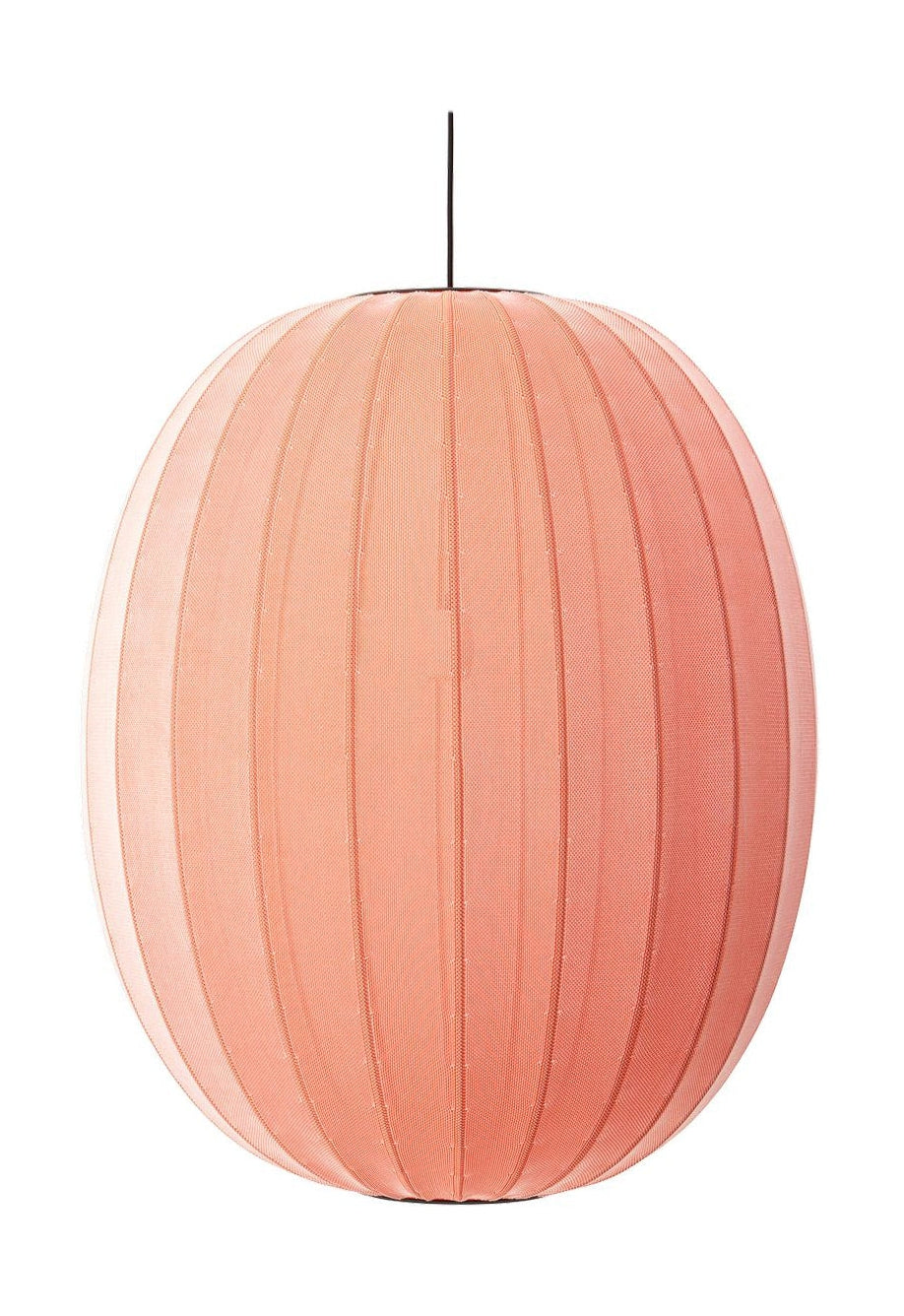 [product_category]-Made By Hand Knit Wit 65 High Oval Pendant Lamp, Coral-Made by Hand-5710780650061-KWH65 CO-MAD-1