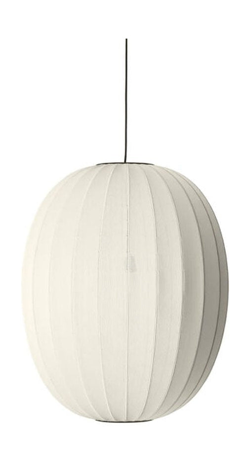 [product_category]-Made By Hand Knit Wit 65 High Oval Pendant Lamp, Pearl White-Made by Hand-5710780650085-KWH65 PW-MAD-1