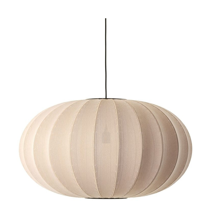 [product_category]-Made By Hand Knit Wit 76 Oval Pendant Lamp, Sand Stone-Made by Hand-5710780761071-KWO76 SS-MAD-1