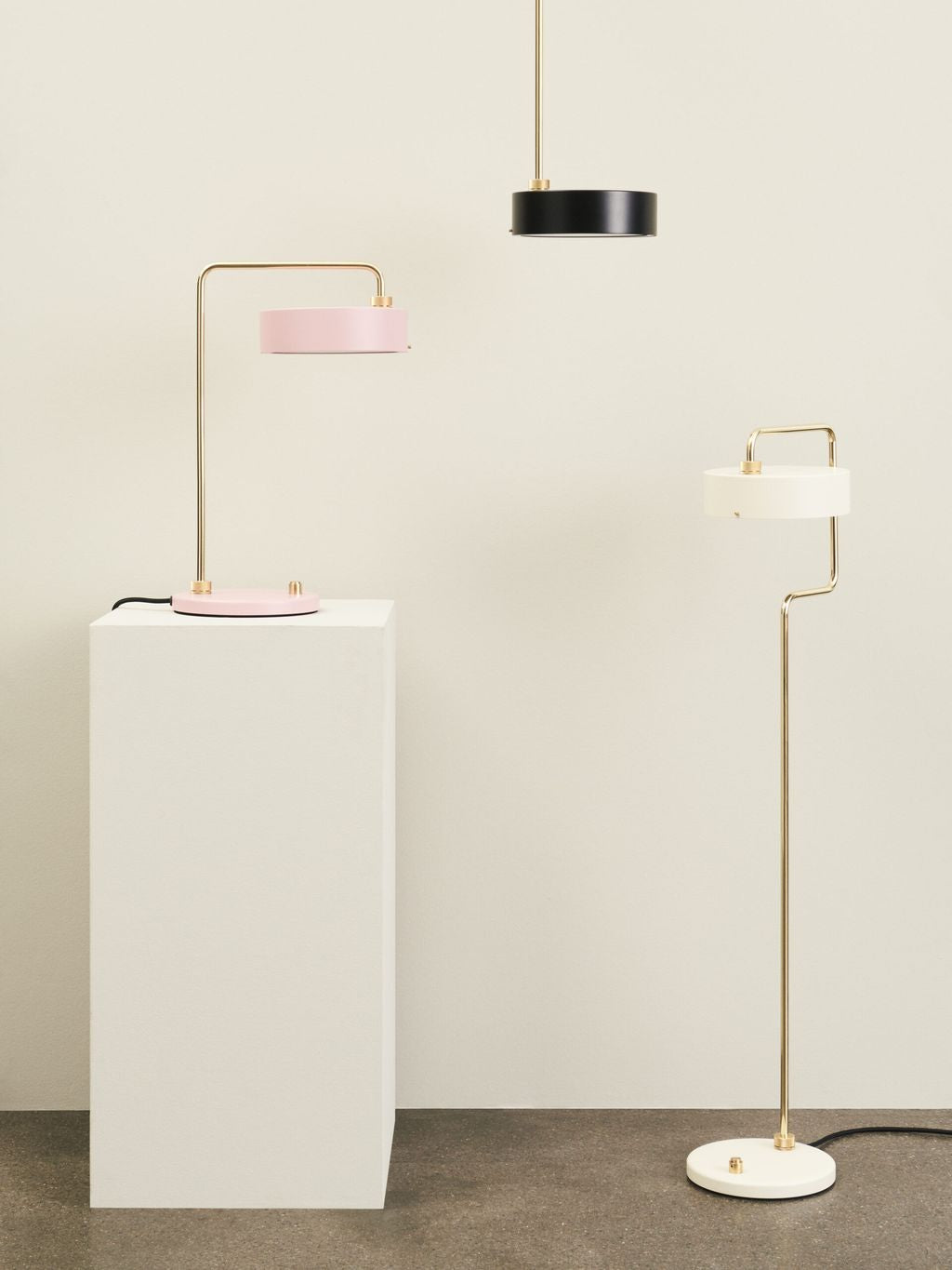 [product_category]-Made By Hand Petite Machine Table Lamp H: 52, Oyster White-Made by Hand-5710780142207-PMT 022OW-MAD-2