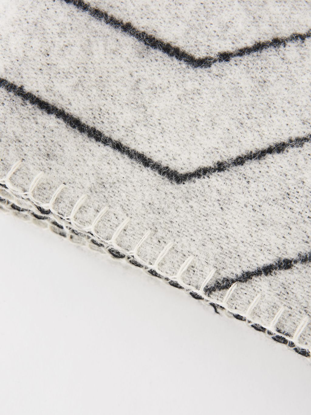 [product_category]-Made By Hand Pinstripe Blanket, Black-Made by Hand-5710780550019-PS BL-MAD-3