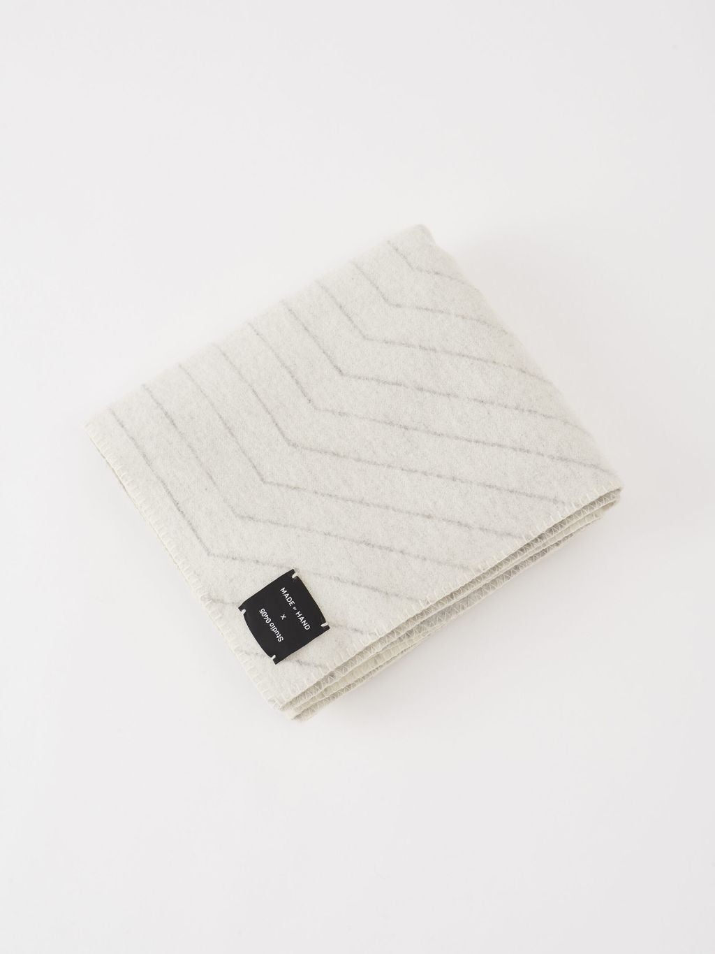 [product_category]-Made By Hand Pinstripe Blanket, White-Made by Hand-5710780550026-PS WH-MAD-2