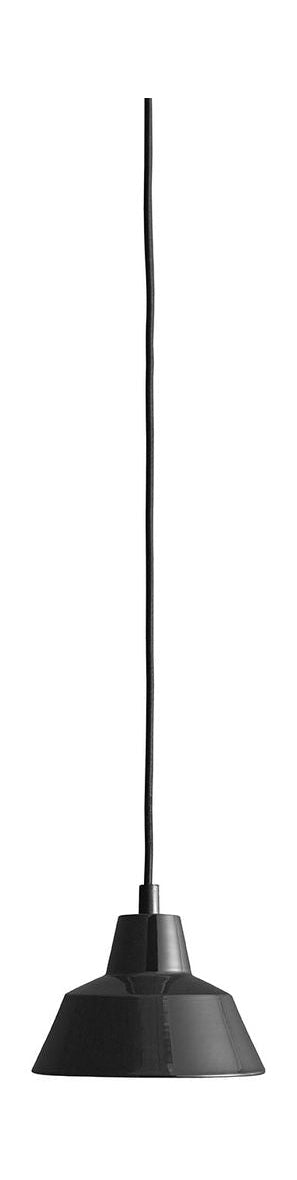 [product_category]-Made By Hand Workshop Suspension Lamp W1, Glossy Black-Made by Hand-5710780100108-W1 001SB-MAD-1
