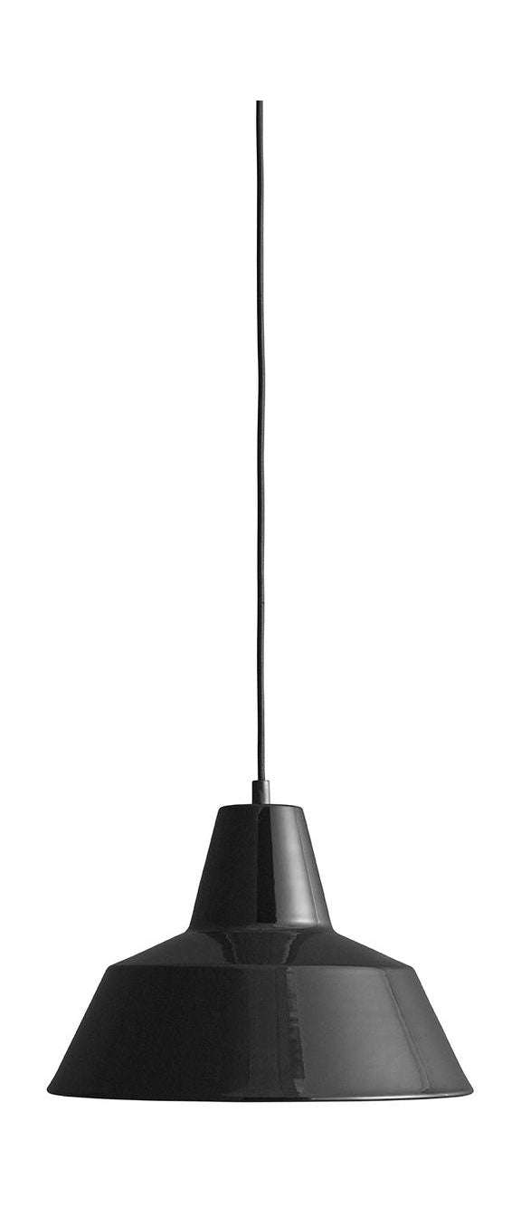 [product_category]-Made By Hand Workshop Suspension Lamp W3, Glossy Black-Made by Hand-5710780300102-W3 001SB-MAD-1