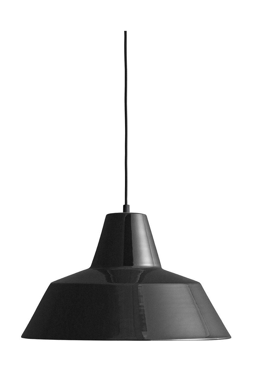 [product_category]-Made By Hand Workshop Suspension Lamp W4, Glossy Black-Made by Hand-5710780400109-W4 001SB-MAD-1