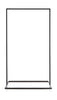 Malling Living Kastrek 120 cm, zwart