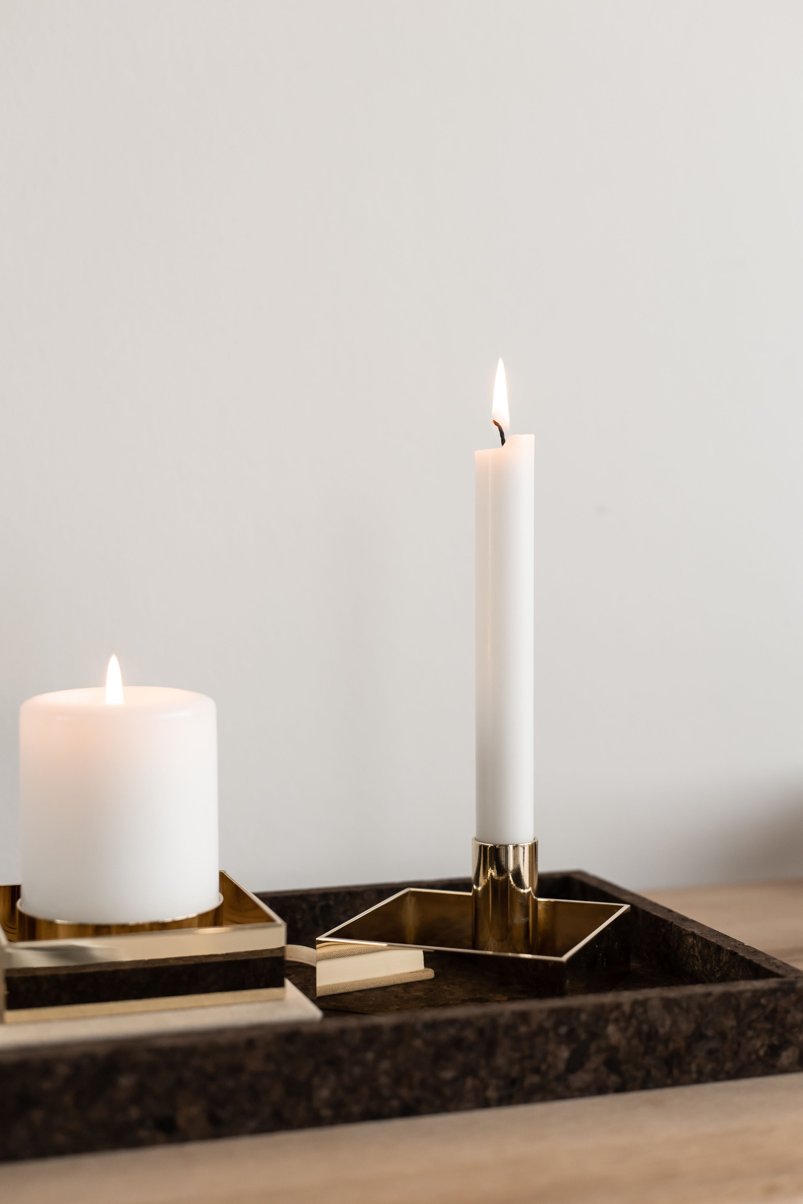 [product_category]-Malling Living Edge Block Candlestick, Brushed Brass-Malling Living-0758890458691-800306-MAL-5