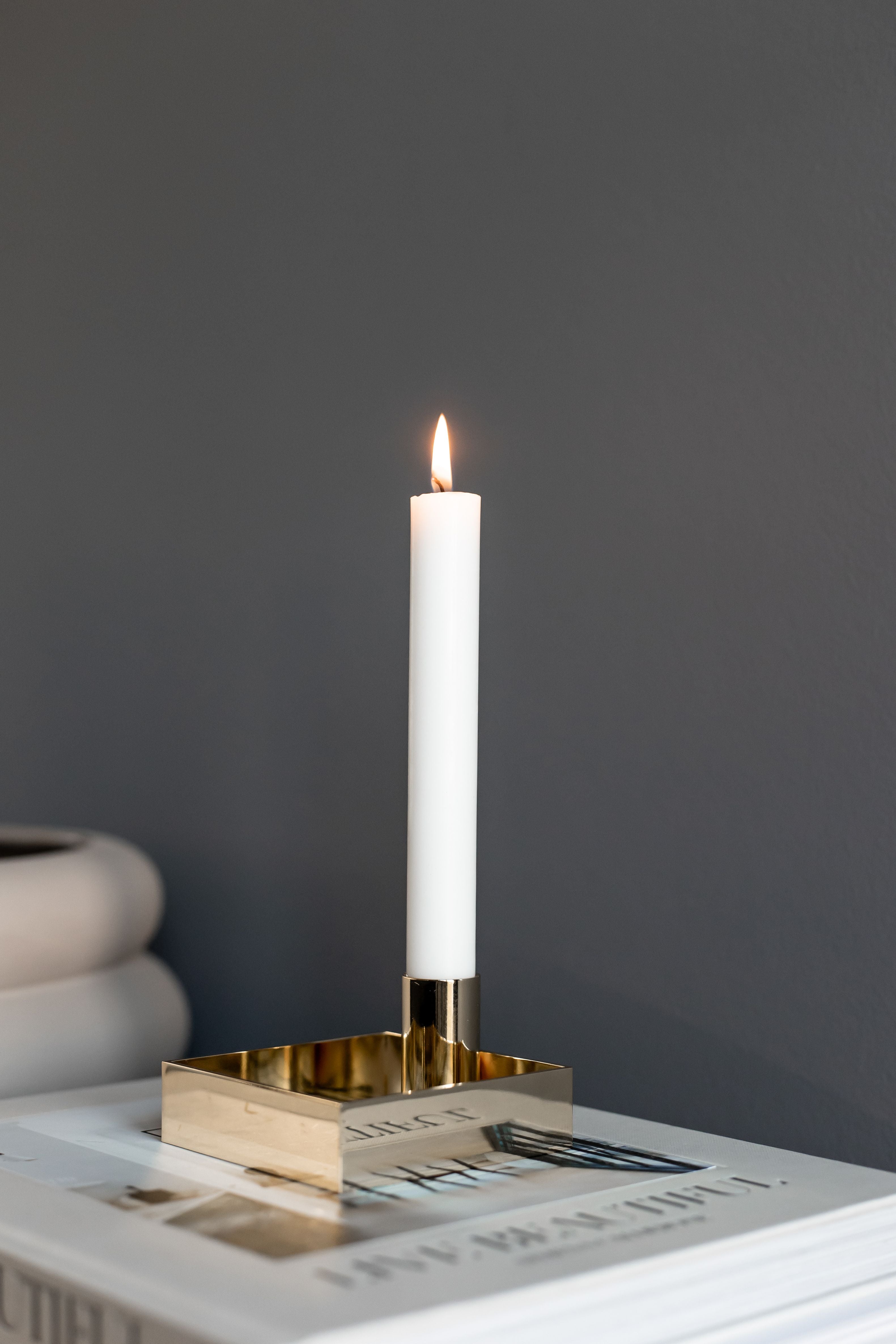 [product_category]-Malling Living Edge Candle Holder, Brushed Brass-Malling Living-0612520456900-800301-MAL-18