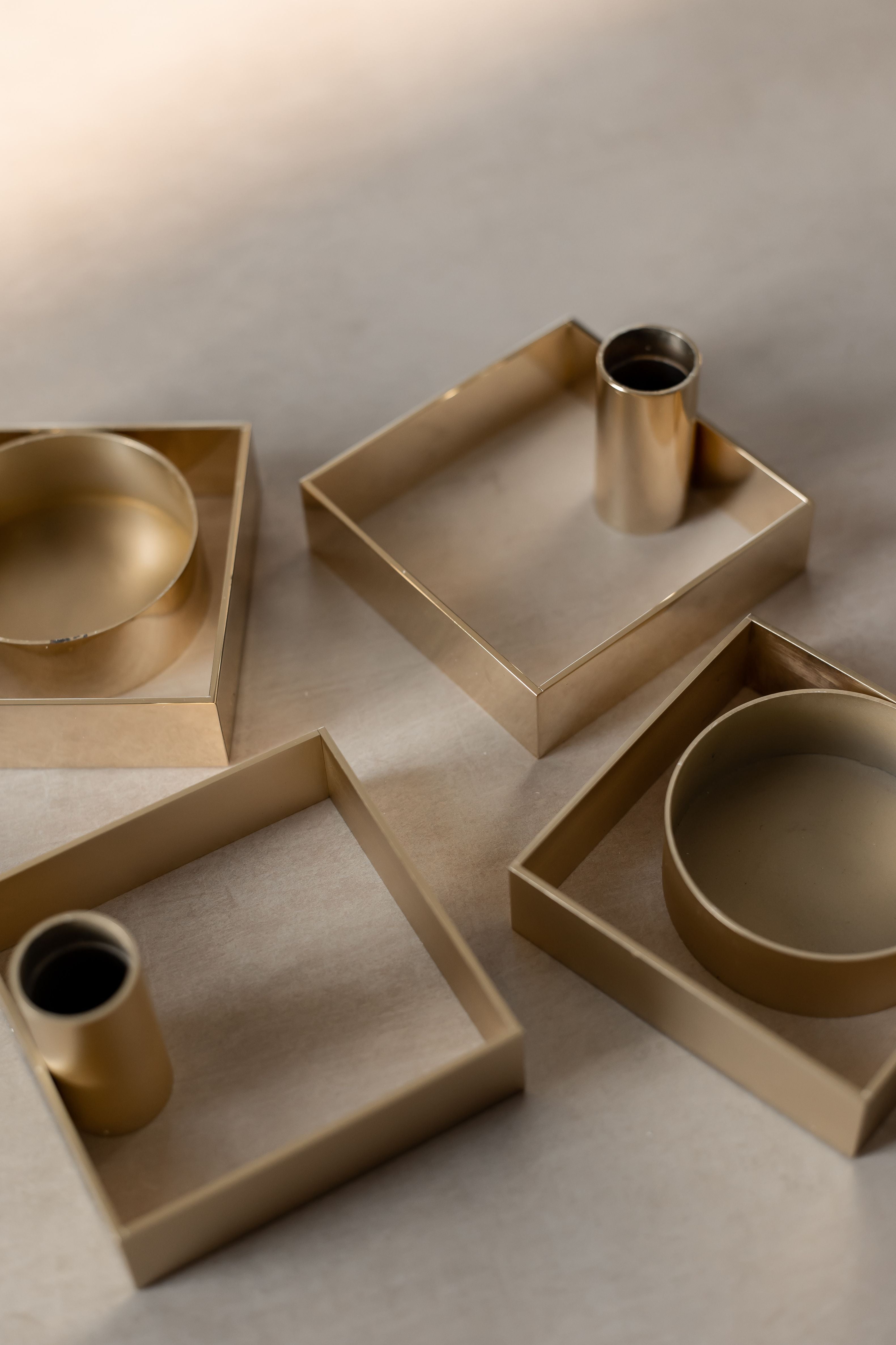 [product_category]-Malling Living Edge Candle Holder, Brushed Brass-Malling Living-0612520456900-800301-MAL-24