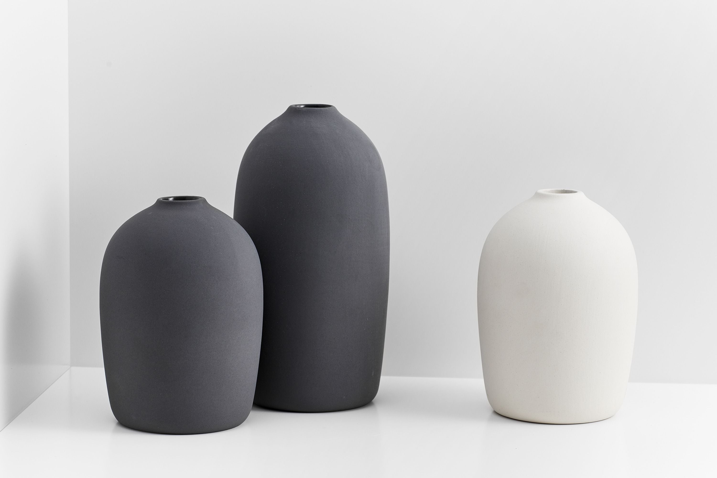[product_category]-Malling Living Raw Vase 14,5 Cm, Grey-Malling Living-0711583508554-800101-MAL-3
