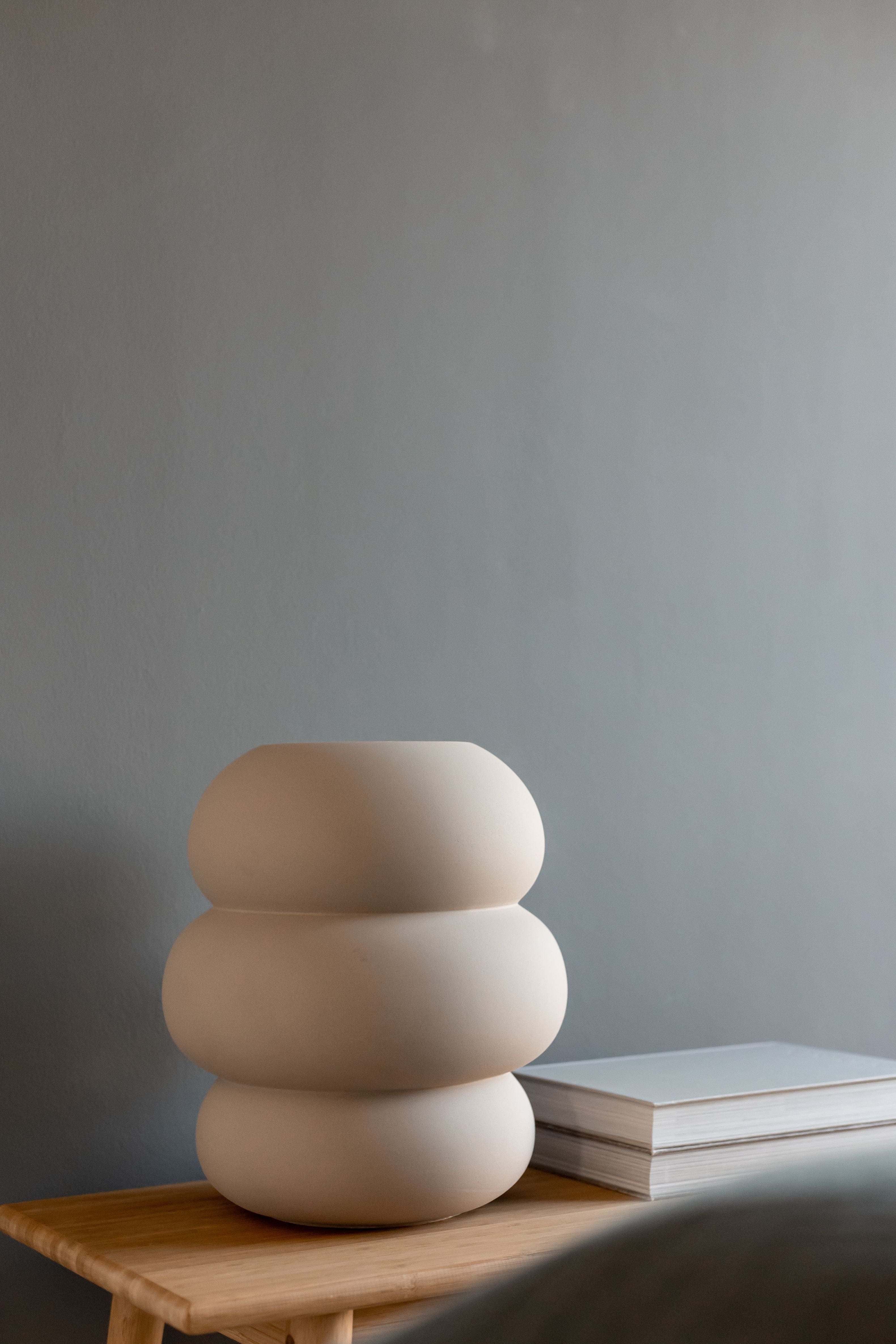 [product_category]-Malling Living Soft Shape Vase, Beige-Malling Living-0978020137962-800140-MAL-21