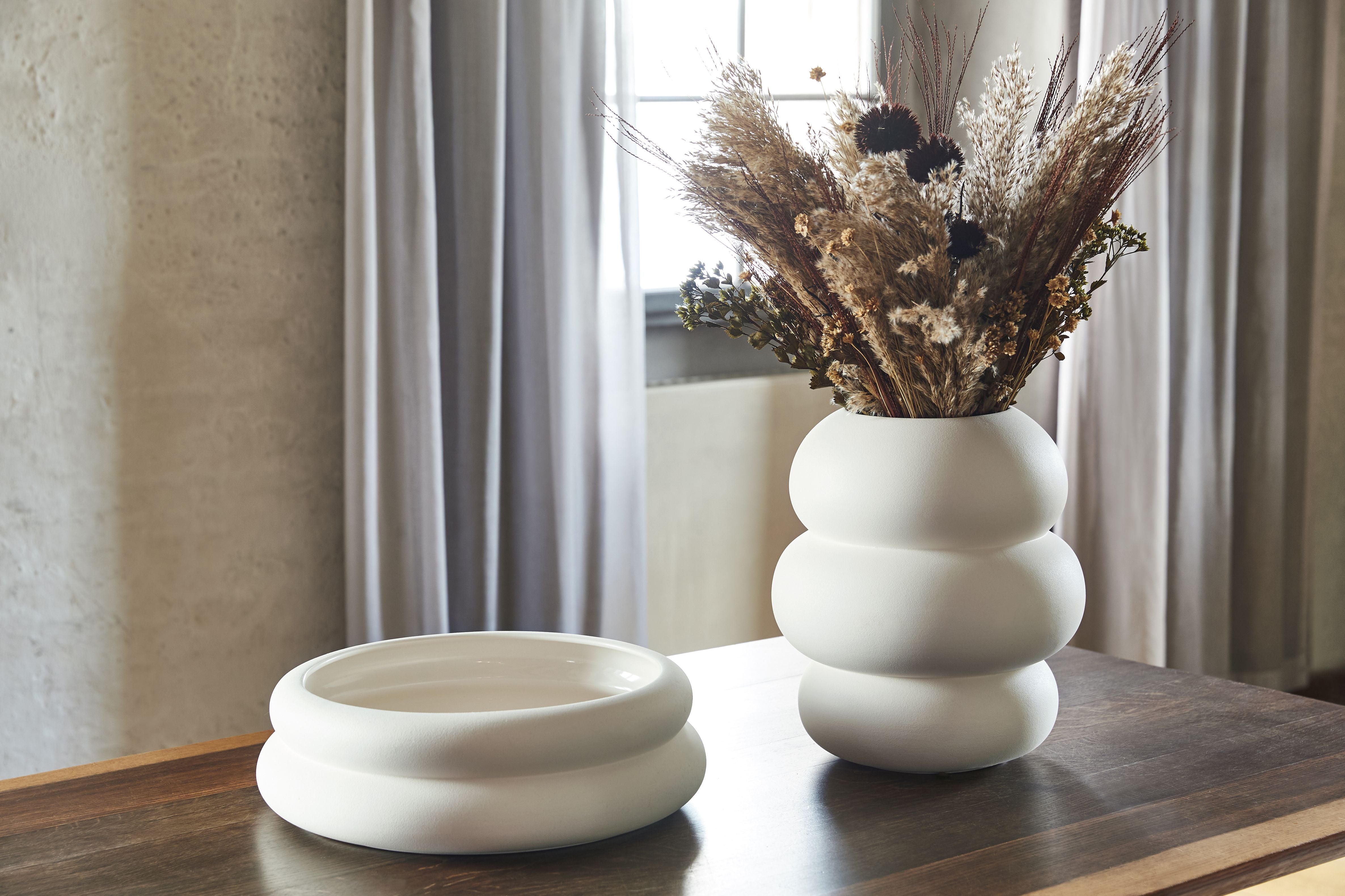 [product_category]-Malling Living Soft Shape Vase, Beige-Malling Living-0978020137962-800140-MAL-3